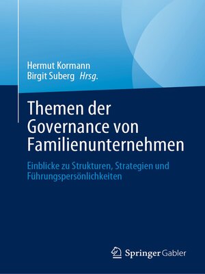 cover image of Themen der Governance von Familienunternehmen